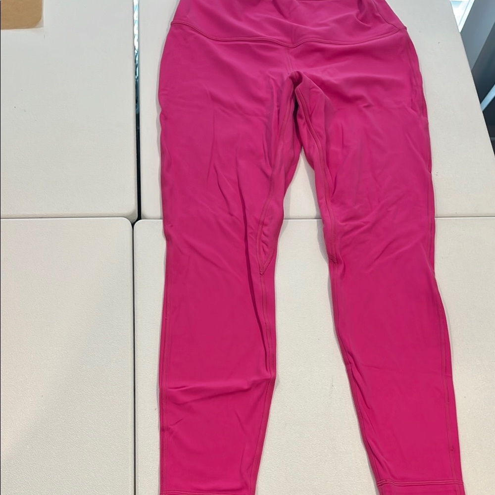 Lululemon Athletica Pink High Waist Leggings